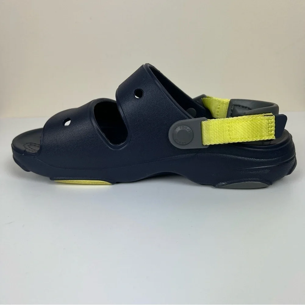 Crocs | Unisex All Terrain Sandal Navy Yellow | 6